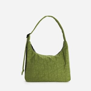 BAGGU Mini Nylon Shoulder Bag in Avocado NWT
